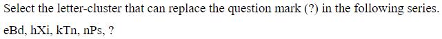 Figure for question 20