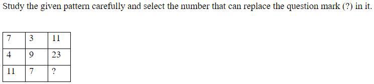 Figure for question 19