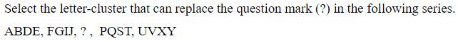 Figure for question 21
