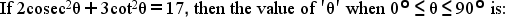 Figure for question 21