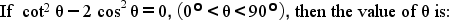 Figure for question 20