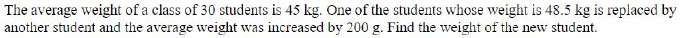 Figure for question 22