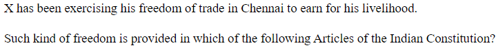 Figure for question 22