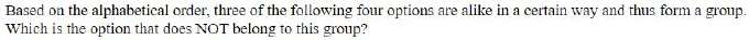 Figure for question 17