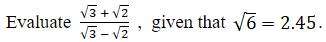 Figure for question 19
